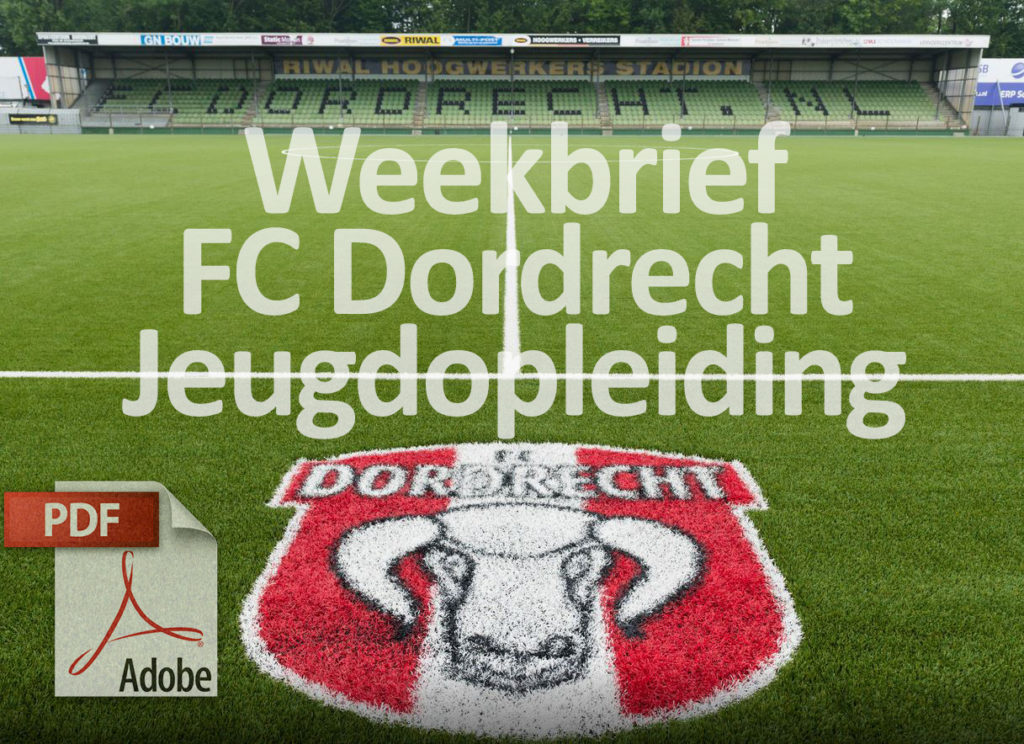 FC Dordrecht Jeugdopleiding weekbrief