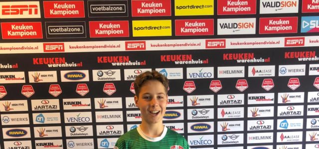 Xander Vellinga komt komend seizoen uit voor de O14