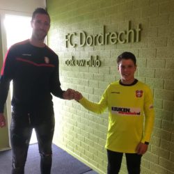 Keeper Finn Oldenstam seizoen 2021-2022 FC Dordrecht O14