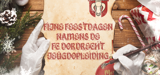 Fijne feestdagen namens de FC Dordrecht Jeugdopleiding